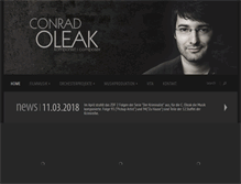 Tablet Screenshot of conradoleak.de